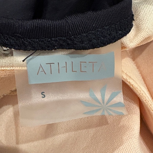 Athleta Kokomo Swim Dress Black NWT Size Small Built-In Bra - Picture 10 of 13